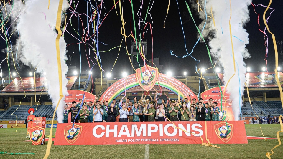 Vietnam win ASEAN Police Football Open 2025